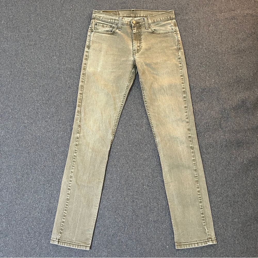 Levi’s 511 Slim Jeans 32 x 36 Grey Green